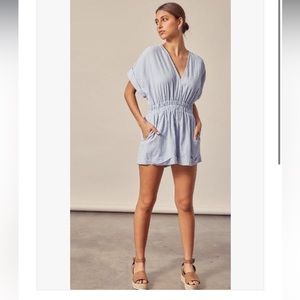Blue romper